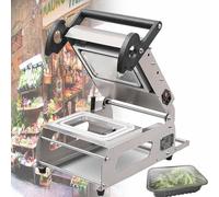 Commercial Food Tray Sealing Machine, Hand Pressure Packaging Solution for Takeaway Boxes and Cooked Foods, Efficient 7~8 Times/Minute Operation