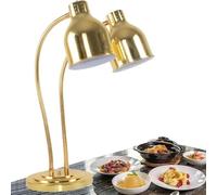 Commercial Food Warming Lamps For Buffet Bars, Banquets, Catering Kitchens And Restaurants(Gold,Double)