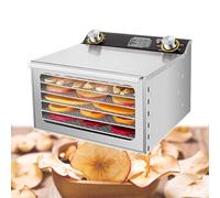 Commercial Freeze Dryer Machine & Food Dehydrator, 6/8/12-Layer Electric Jerky Dehydrators, 194℉ Temperature & 48H Timer, Food Dehydrators for Jerky, Meat, Fruit, Herbs, Mushrooms