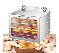 Commercial Freeze Dryer Machine & Food Dehydrator, 6/8/12-Layer Electric Jerky Dehydrators, 194℉ Temperature & 48H Timer, Food Dehydrators for Jerky, Meat, Fruit, Herbs, Mushrooms