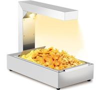 Commercial French Fries Warmer Heating Lamp Food Warmer Thermal Bridge Oil Strainer French Fries Warming Device