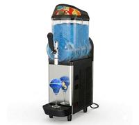 Commercial Frozen 1 Tank Ice Drink Slush Machine with LED Lights & Adjustable Thermostat Slushie Maker Machine for Bars, Cafes, Hotels | Easy Clean, High Quality, Reliable Performance