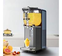 Commercial Frozen Drink Machine, 4L Capacity, 5 Programs, LED Display, No Ice Needed for Slushies and Milkshakes