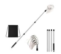 Commercial Fruit Harvesting Tool Adjustable Stainless Steel Handle & Metal Head for Farm Park Tree Picking Extendable Poles Fruit Harvesting Basket