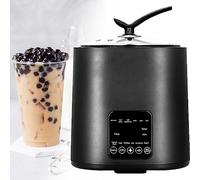 Commercial Fully Automatic Pearl Pot,9L Milk Tea Pot Cooker,Milk Tea Pearl Maker,1300W Tapioca Pearl Rice Pot Cooker for Milk Tea Shop,Intelligent Temperature Control,Smart Touch Screen