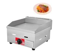 Commercial Gas Griddle, Stainless Steel Heavy Duty Outdoor Restaurant Grill, Large Non Stick Burners, Flat Hot Plate High Volume Burger and Food Preparation, for Grilling(718B)