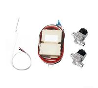 Commercial Gas Stove Ignition Controller AC220V Flameout Protection High Voltage Ignition Module 15KV for Commercial Wok Stoves Gas Stove Safety Kit with DC24V Solenoid Valve Automatic Flameout(D)