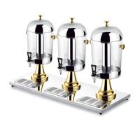 Commercial Glass Beverage Dispenser with Tap and Lid - 24L Capacity for Drinks, Cocktails, and Refreshments