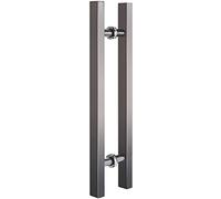 Commercial Glass Door Handles - Durable Stainless Steel Push Pull Design for Interior and Exterior Doors, Ideal for Homes and Businesses