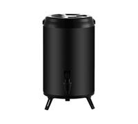 Commercial-Grade 8L Drink Dispenser with Insulated Spout & Ergonomic Grip Ideal for Cafes Parties Rustless White Two Layer Warm Insulated Drink Distributor