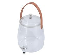 Commercial Grade Beverage Dispenser Silicone Seal Wide Mouths Pitcher Electroplated Tap Practical Kitchen Drink Container Large Capacity Beverage Dispenser with Electroplating Faucet