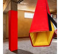 Commercial Grade Impact Resistant Padding for Square Posts - Safety Wrap for Playgrounds, Gyms, Sports Areas - Enhanced Protection for Child Safety & Injury Prevention