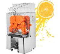 Commercial Grade Juicer,Commercial Orange Juicer Machine,Automatic Feeding Orange Juicer,with Pull-Out Filter Box, Stainless Steel Cover