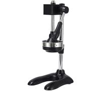 Commercial Grade Manual Hand Press Fruit, Stainless Steel, Just Pull Down Handle, Stable U Shaped Base(Black)