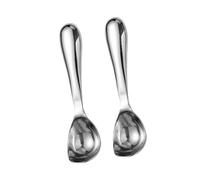 Commercial Grade Nonrust Steel Scooper Dishwasher Safe Design for Ice Creams Parlors and Household Dessert Making Long Handle Ice Creams Servers Spoon