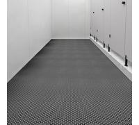 Commercial Grade NonSlipDrainage Mat90x500cm Grey Mesh Floor Mat for Indoor/Outdoor Wet Areas Perfect for Bathroom Kitchen Garage and Toilet Use