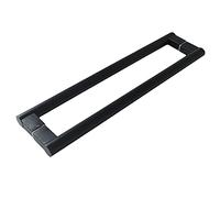 Commercial Grade Push Pull Door Handle, 24 Inches, Back to Back Design for Barn Door, Glass Pull Handle, Heavy Duty Stainless Steel, Easy Installation