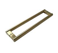 Commercial Grade Push Pull Door Handle, 24 Inches, Back to Back Design for Barn Door, Glass Pull Handle, Heavy Duty Stainless Steel, Easy Installation