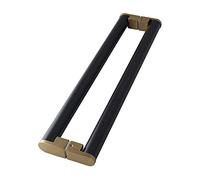 Commercial Grade Push Pull Door Handle, 24 Inches, Back to Back Design for Barn Door, Glass Pull Handle, Heavy Duty Stainless Steel, Easy Installation
