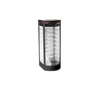 Commercial-Grade Smart Countertop Warming Display Cabinet, 9-Shelf Stainless Steel, 800W, 220V, EGO Thermostat