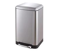 Commercial-Grade Stainless Steel Trash Can with Pedal, 30x29x52.5cm - Creative Hands-Free Kitchen Waste Bin for Home and Office, Easy Step Design, Durable and Stylish