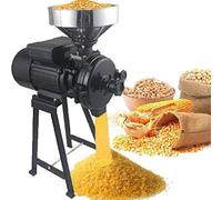 Commercial Grain Grinder Mill Electric Dry Wet Powder Machine for Corn Rice Wheat Cereals with Funnel