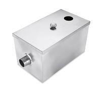 Commercial Grease Trap 350 * 250 * 230MM For Restaurant Kitchen Waste Water Treatment Tools, Stainless Steel Grease Trap Interceptor, Oil Water Separator
