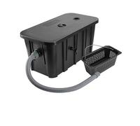 Commercial Grease Trap Commercial Oil-water Separator Oil Grease Trap Outlet For Restaurant Kitchen Interceptor Tools Waste Water Treatment Plastic for Restaurant Kitchen Wastewater(Side inlet 450mm)