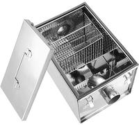 Commercial Grease Trap, Stainless Steel Grease Interceptor for Under Sink Applications, Top Inlet Design for Restaurants, Efficient Grease Removal