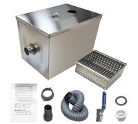 Commercial Grease Trap Stainless Steel Interceptor Oil-water Separator for Restaurant, Kitchen, Cafe, Canteen, Factory