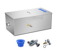 Commercial Grease Trap, Stainless Steel Interceptor Top Inlet, Under Sink Grease Trap For Restaurant Home Kitchen Tools