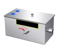 Commercial Grease Trap, Top Entry, Stainless Steel Grease Separator, Suitable for Restaurants, Cafeterias, Kitchen Sinks(Medium)