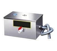 Commercial Grease Trap with 1-3 Top Inlets, Stainless Steel Grease Trap, Suitable for Restaurants and Home Kitchens(Small)