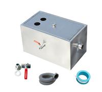 Commercial Grease Traps for Restaurant Under Sink Kitchen, Stainless Steel Interceptor Top Inlet for Canteen Kitchen/50 * 29 * 29Cm/20 * 11 * 11In