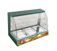 COMMERCIAL GREEN HOT FOOD CHICKEN WARMER DISPLAY CABINET SHOWCASE Green