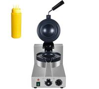 Commercial Hamburger sandwich machine, Burger Waffle MakerNon-stick Panini press waffle machine, stainless steel, with temp and timer control