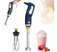 Commercial Hand Blender, Variable Speed Electric Immersion Blender with Locking Button, 500mm Shaft for Smoothies, Soup, Cream & Food Prep