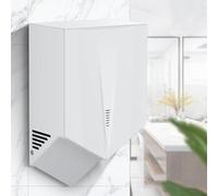 Commercial Hand Dryer, 1200W Automatic Induction Wall Mounted Device, Efficient Quick Drying in 6-10 Seconds, Low Energy Consumption for Toilets