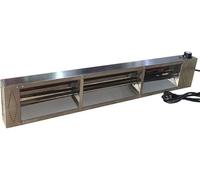 Commercial Heat Lamp Food Warmer - Square Hanging Warming Lamp for Catering and Restaurant
