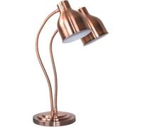 Commercial Heat Lamp for Food Warming, Double Bulb Buffet Station Display Light, Restaurant Heating Preservation Lamp for Catering and Kitchen Use