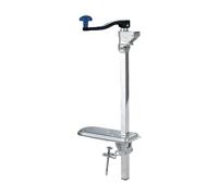 Commercial Heavy Duty Can Opener, Manual Bench Top Tin Opener with Adjustable Height & Stainless Steel Blade for Large Cans Silver 75cm/29.5in
