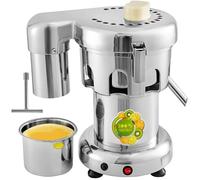 Commercial Heavy-Duty Juicer Machine | 370W Professional Juice Extractor for Shops/Restaurants/Hotels | Fruit & Vegetable Pulp Control | Stainless Steel Industrial Grade