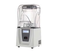 Commercial High Performance Blender Sound Insulation 1800W Food Mixer 2L Heavy Duty Blender BPA Free Mute Smoothie Maker Easy to Use(White)