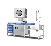 Commercial Hood-Type Dishwasher Efficiency Industrial Dish Washing Machine for Restaurant and Hotel Kitchens with Smart Control and Large Cleaning Capacity