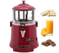 Commercial Hot Chocolate Dispenser with Heating and Mixing, 10L Capacity for Beverage Service