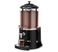 Commercial Hot Chocolate Machine, 5/10L Hot Chocolate Dispenser Warmer with Faucet, 86-194℉ Temperature Control, Beverage Melting Dispenser for Heating Milk Soy Milk Tea Coffee(Black,10L)