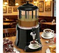Commercial Hot Chocolate Maker & Dispenser, 5L/10L Electric Beverage Warmer with Faucet, Adjustable Temperature (30-90°C), for Coffee Milk Tea Hot Chocolate, Restaurants, Cafes, Bubble Tea Shops 5L