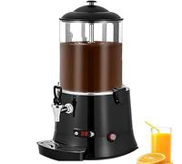 Commercial Hot Chocolate Maker Dispenser, Electric Machine, 10L Capacity, Adjustable Temperature 30-90℃, 304 Stainless Steel, Ideal for Milk, Juice, and Cocoa