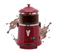 Commercial Hot Chocolate Maker, Electric 400W Dispenser with Adjustable Temperature and Faucet, 5L Capacity Heating Melter for Milk and Juice