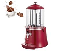 Commercial Hot Chocolate Maker Machine, 5L/10L Electric Hot Chocolate Dispenser Heating and Melting Mixing Machine, 86-194℉Temperature Control, for Coffee Milk Tea Juice Tea(10L)